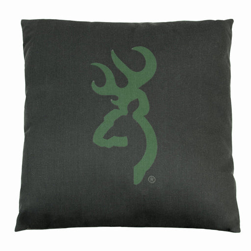 Cabin Decor - Buckmark Camo Dark Green Throw Pillow - The Cabin Shack