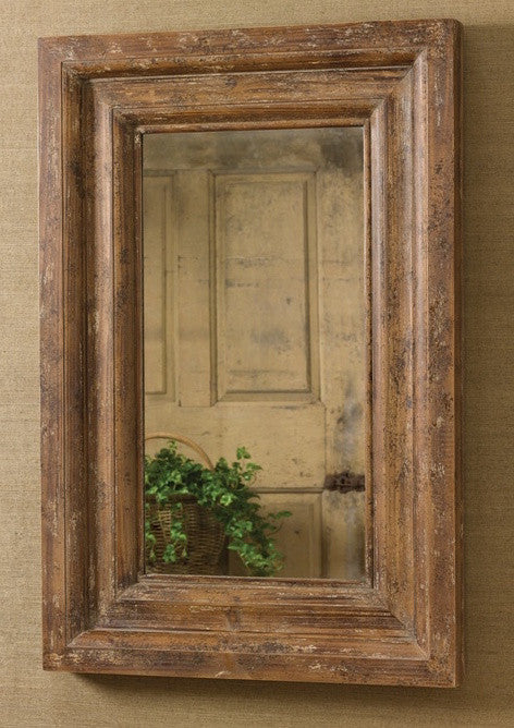 Cabin Decor - Distressed Wood Mirror - The Cabin Shack