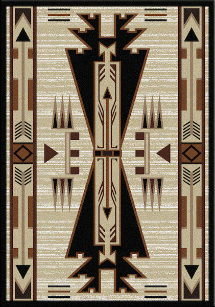 Native Arrow Rustic Lodge Rug 3x4 | The Cabin Shack