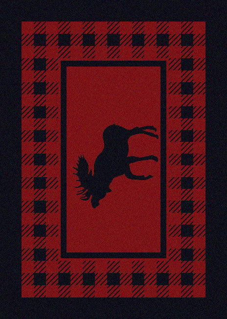 Cabin Decor - Red Moose Retreat Lodge Rug Collection - The Cabin Shack