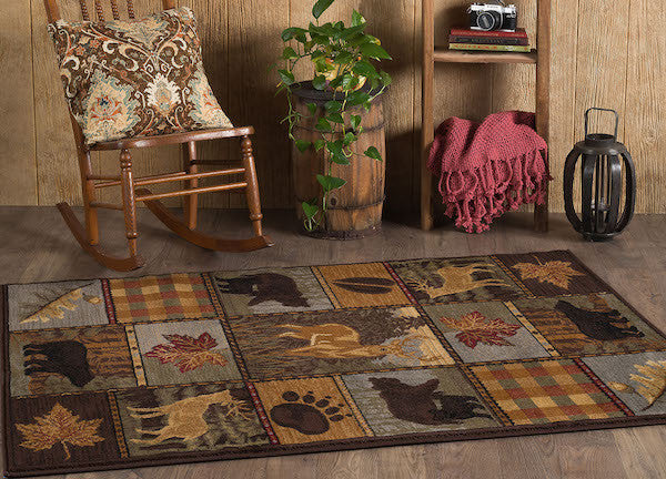 Rocky Ridge Rustic Lodge Rug Collection | The Cabin Shack