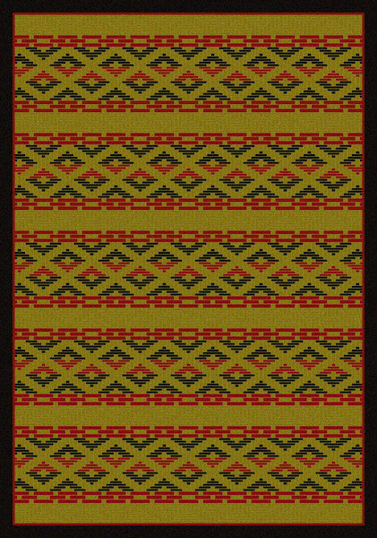 Southwestern Braid Rustic Lodge Rug | The Cabin Shack