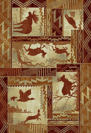 Wild Life Rustic Lodge Rug Collection | The Cabin Shack