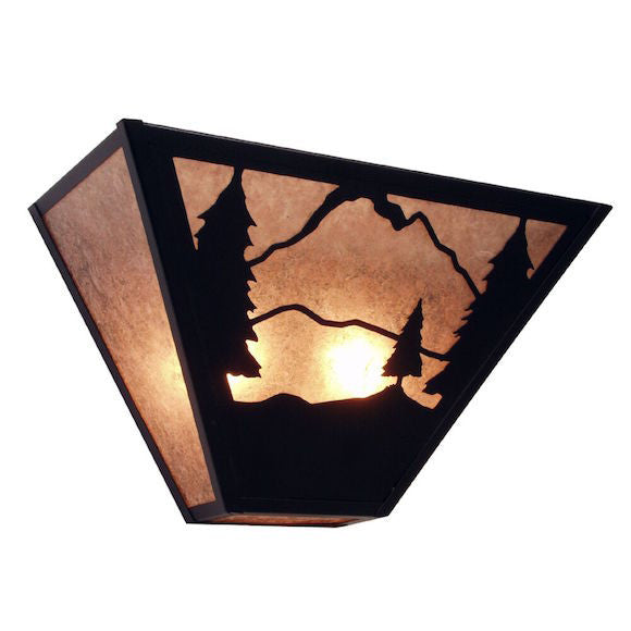 Rustic Wall Sconce | Tapered Timber Ridge | The Cabin Shack