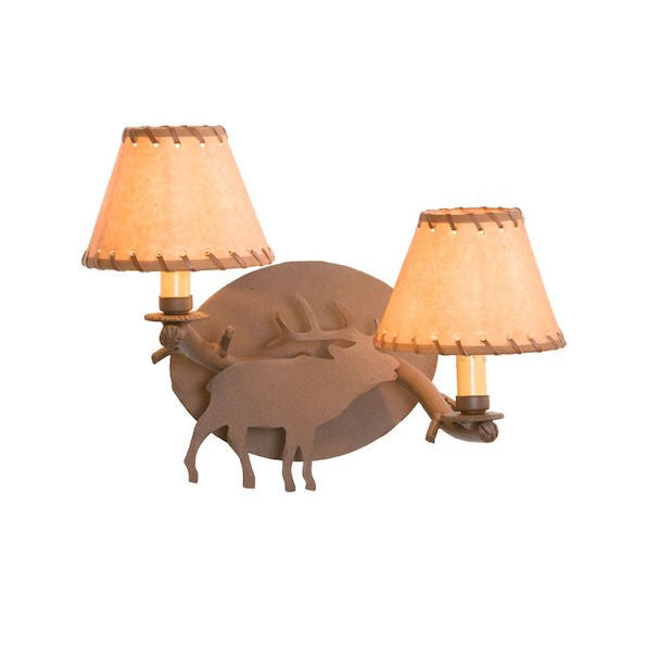 Rustic Wall Sconce | Timber Elk | The Cabin Shack