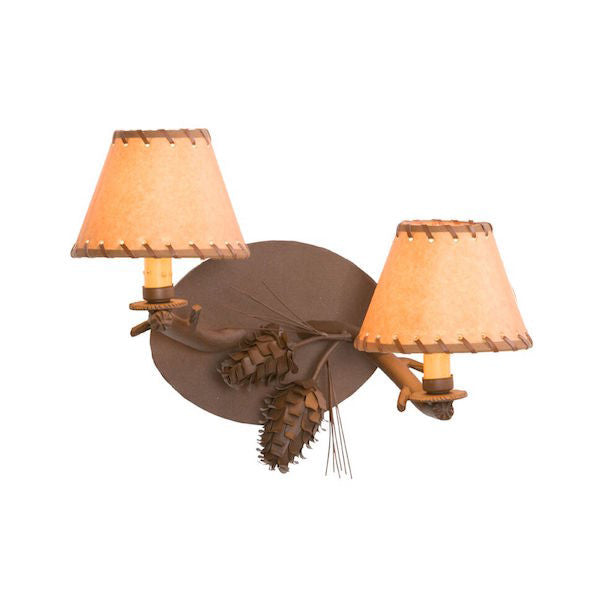 Rustic Wall Sconce | Timber Ponderosa Pine | The Cabin Shack