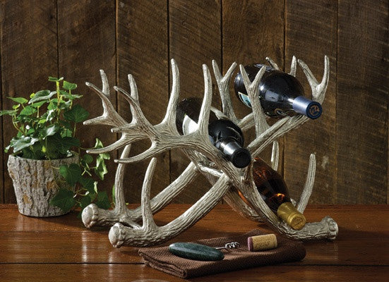Deluxe Antler Wine Rack