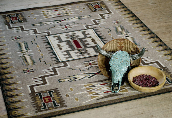 Santa Fe Vista Rustic Lodge Rug Collection | The Cabin Shack
