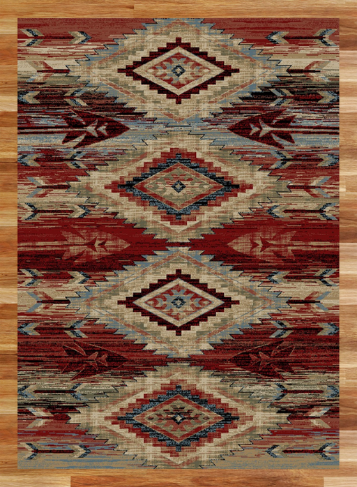 Arrow Tip Sunset Rug | The Cabin Shack