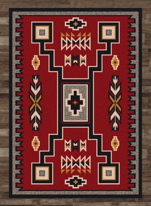 Crow Wing Red Rug | The Cabin Shack