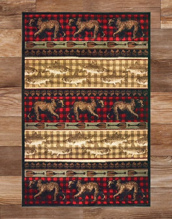Glacier Gorge Plaid Rug | The Cabin Shack