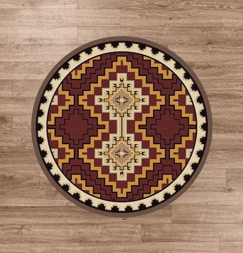Pawnee Council Rug Round | The Cabin Shack