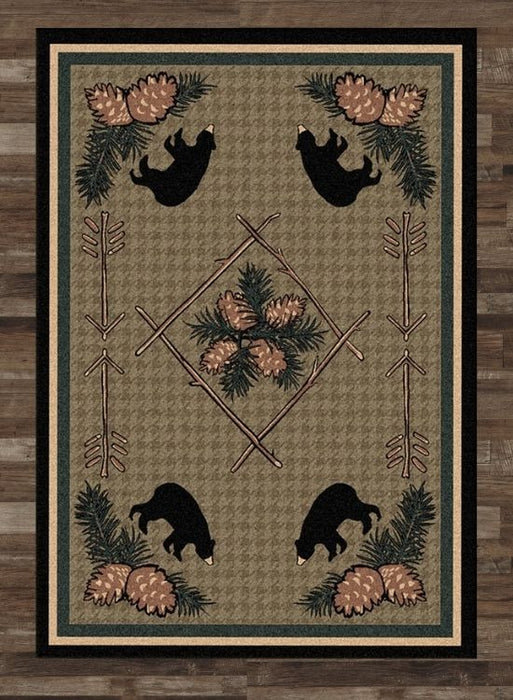 Pinewood Bear Rug | The Cabin Shack