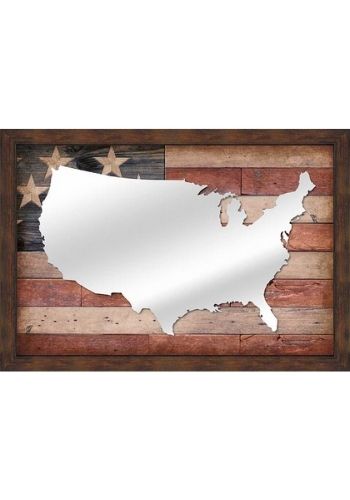 USA Flag Mirror | The Cabin Shack