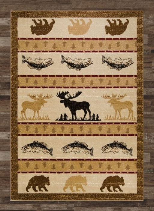 Wild Trio Lodge Rug | The Cabin Shack