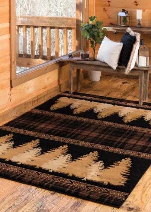 Cabin Rugs and Rustic Area Rugs | The Cabin Shack