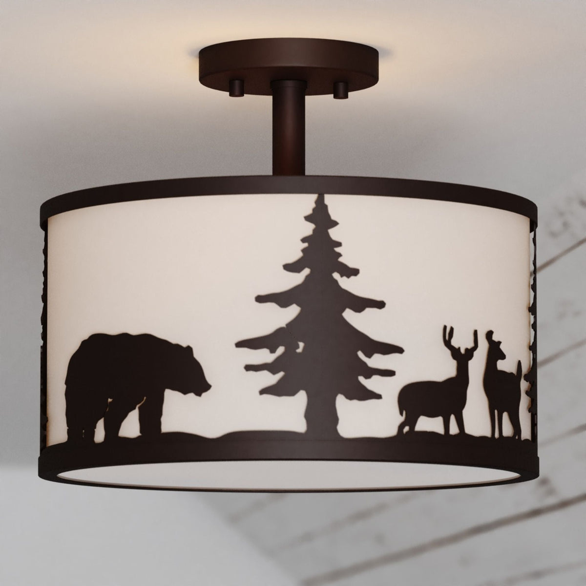 Rustic Ceiling Lights | The Cabin Shack