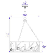 Ambridge-Round-Antler-Chandelier-The-Cabin-Shack-2