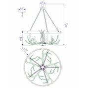 Antler-Stony-Brook-Iron-5-Light-Chandelier-The-Cabin-Shack-3