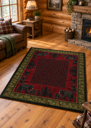 Bear Family Multi Lodge Rug Collection | The Cabin Shack