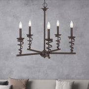 Berthoud-Vintage-Textured-Black-Chandelier-The-Cabin-Shack-1
