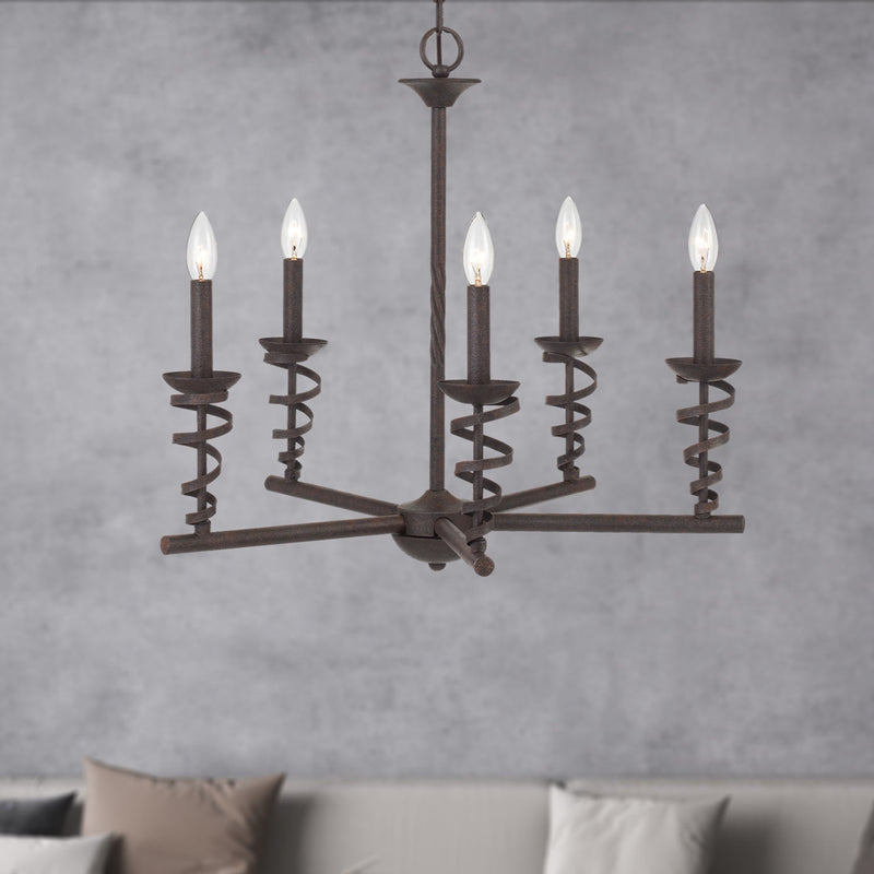 Berthoud-Vintage-Textured-Black-Chandelier-The-Cabin-Shack-1