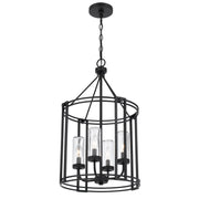 Black-Brighton-Cage-4-Light-Chandelier-The-Cabin-Shack-1