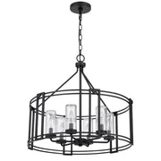 Black-Brighton-Cage-6-Light-Chandelier-The-Cabin-Shack-2