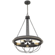 Black-Hawk-Industrial-Dove-Gray-Chandelier-The-Cabin-Shack-2