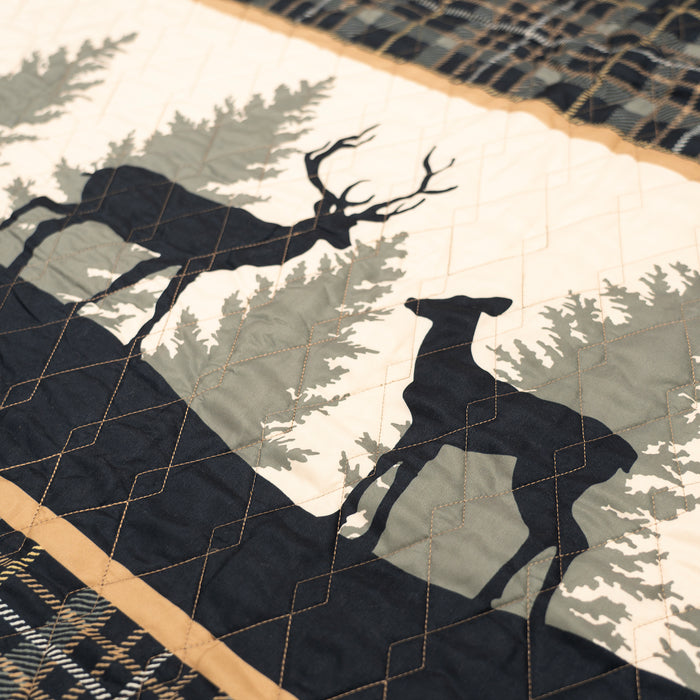 Black-Rocky-Mountain-Deer-Forest-Quilt-Set-The-Cabin-Shack-2