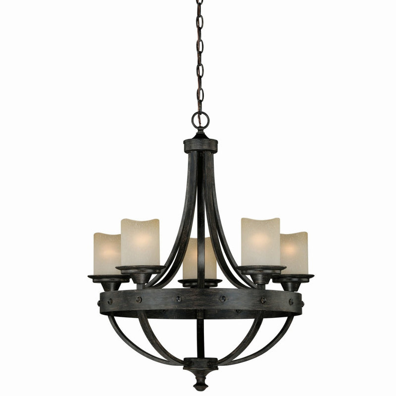 Black-Walnut-Industrial-5-Light-Chandelier-The-Cabin-Shack-1