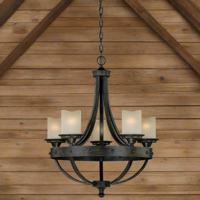 Black-Walnut-Industrial-5-Light-Chandelier-The-Cabin-Shack