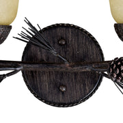 Black-Walnut-Pinecone-Evergreen-2-Light-Vanity-The-Cabin-Shack-2