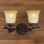 Black-Walnut-Pinecone-Evergreen-2-Light-Vanity-The-Cabin-Shack