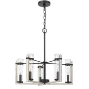 Blanca-Farmhouse-White-Washed-Wood-Chandelier-The-Cabin-Shack