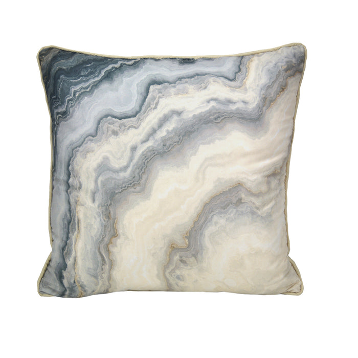 Blue Marble Lake Cabin Pillow