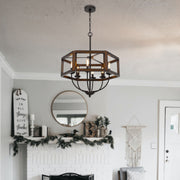 Boone-Hexagon-Farmhouse-6-Light-Chandelier-The-Cabin-Shack-1