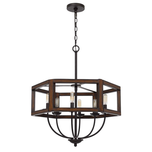 Boone-Hexagon-Farmhouse-6-Light-Chandelier-The-Cabin-Shack