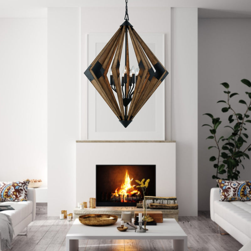 Brockton-Wooden-Diamond-Light-Chandelier-The-Cabin-Shack-1