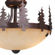 Bronze-Bear-Lake-Trail-Ceiling-Light-The-Cabin-Shack-4