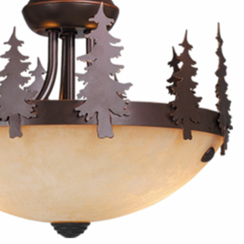 Bronze-Bear-Lake-Trail-Ceiling-Light-The-Cabin-Shack-4