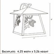 Bronze-Chasm-Lake-Pinecone-Outdoor-Light-The-Cabin-Shack-1