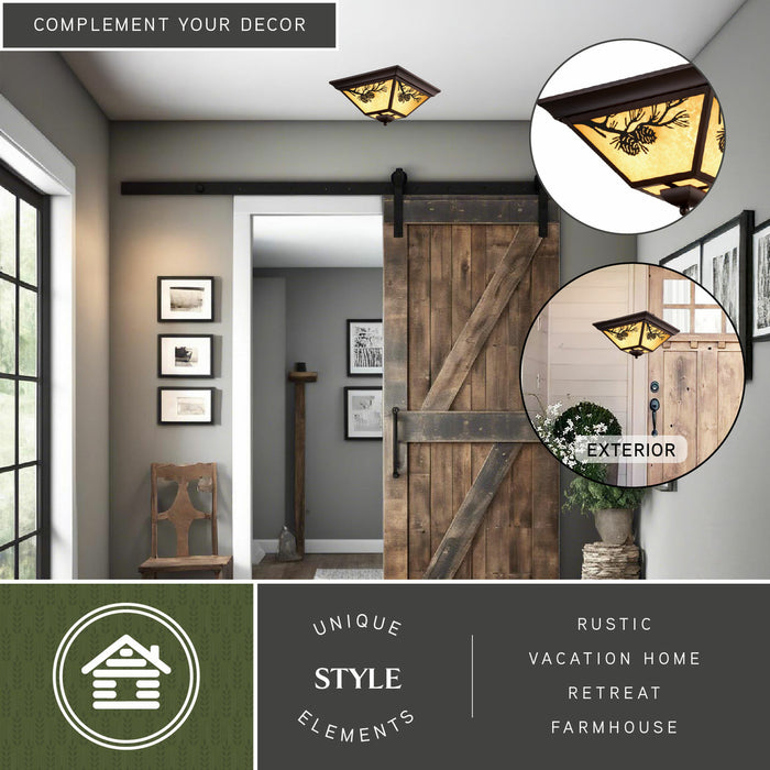 Bronze-Woodland-Pinecone-Outdoor-Light-The-Cabin-Shack-1