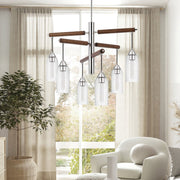 Brookside-Wooden-Chrome-Contemporary-Chandelier-The-Cabin-Shack-4