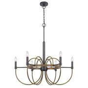 Burlington-Brass-Vintage-Wooden-6-Light-Chandelier-The-Cabin-Shack-1