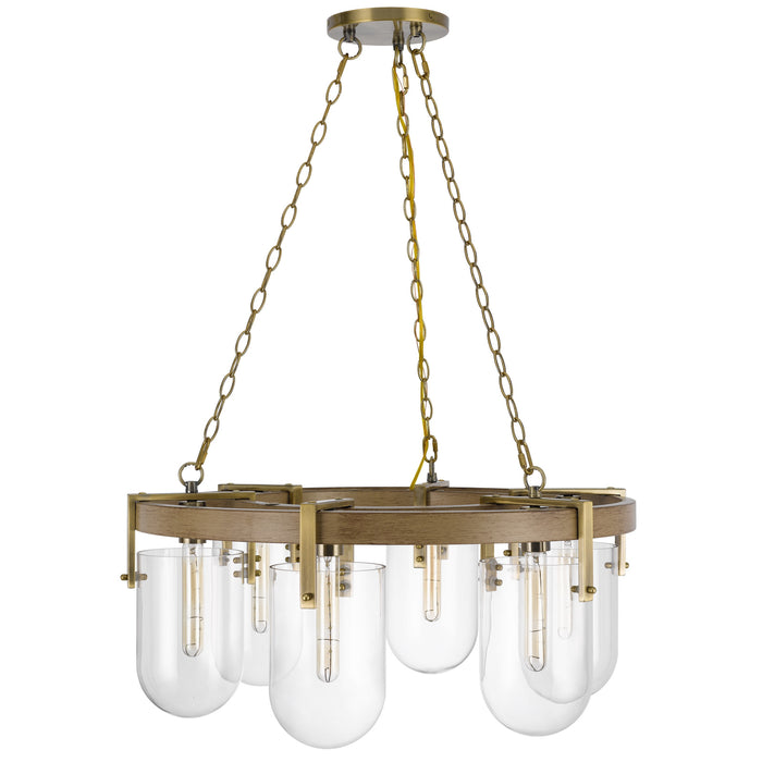 Burlington-Oak-Wood-Brass-Chandelier-The-Cabin-Shack-2