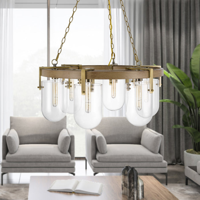 Burlington-Oak-Wood-Brass-Chandelier-The-Cabin-Shack-3
