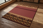 Southwest Blaze Rustic Lodge Rugs | The Cabin Shack