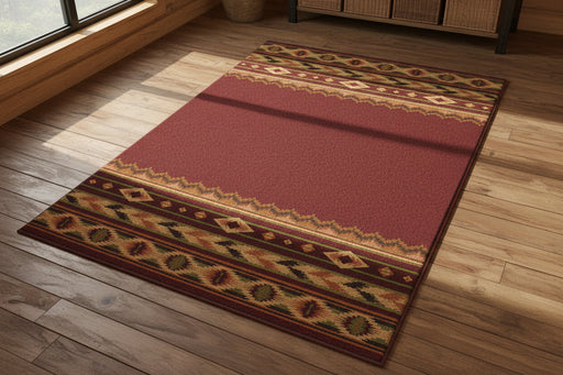 Southwest Blaze Rustic Lodge Rugs | The Cabin Shack