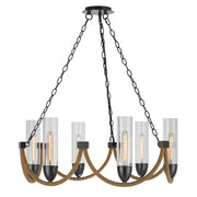 Castle-Pines-Burlap-6-Light-Chandelier-The-Cabin-Shack-1